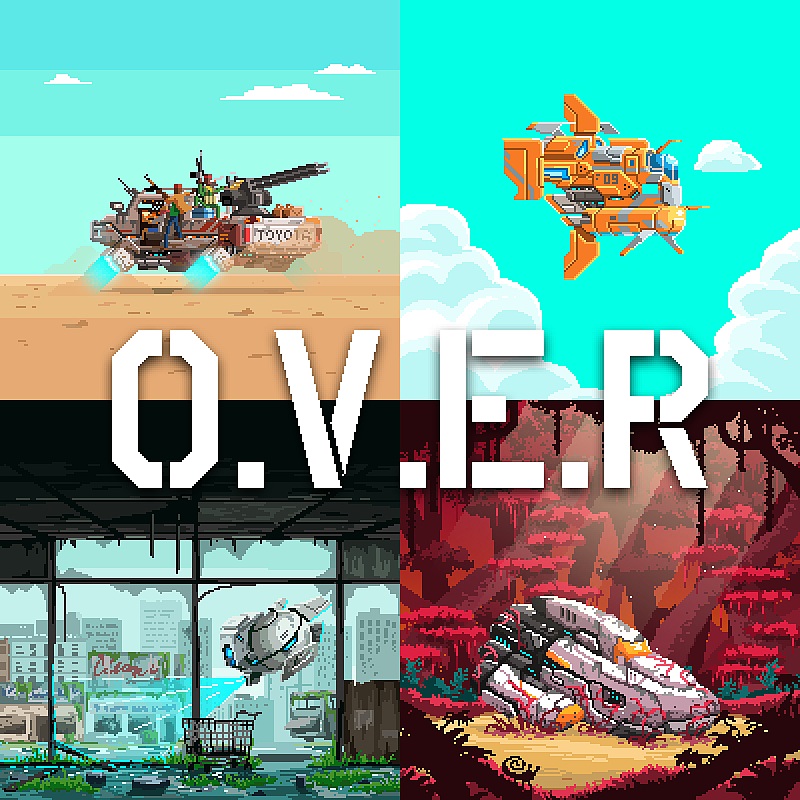 O.V.E.R零碎组图~（图ZMzQ3NTM4NTY=） - 像素画 - 站酷设计师bomb998原创素材 - 站酷ZCOOL