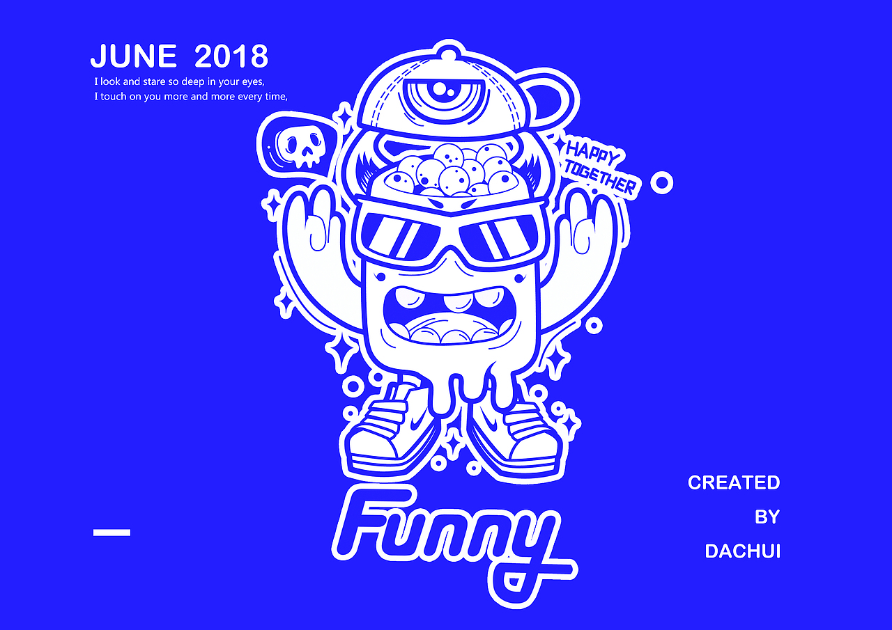 AI矢量插畫 funny monster（圖ZMTI0ODY3MjE2） - 商業(yè)插畫 - 站酷設(shè)計(jì)師畫畫的大花原創(chuàng)素材 - 站酷ZCOOL