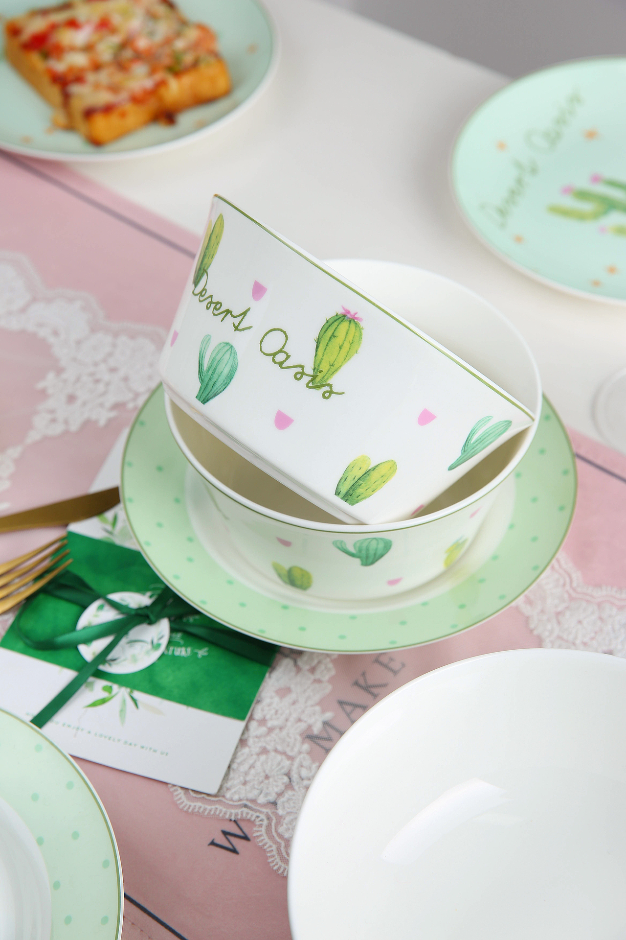 原创手绘设计餐具~ins风~小清新