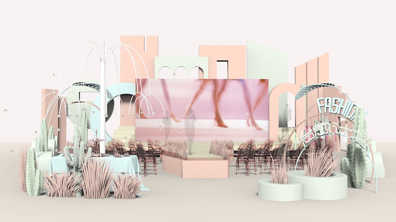 西班牙红墙La Muralla Roja舞台设计