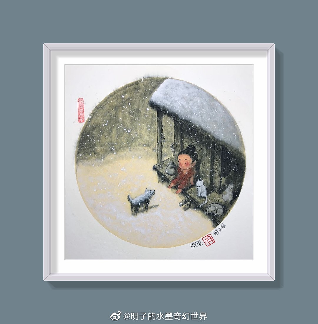 明子的水墨奇幻世界——《风信子系列》2,海量慎点。(图ZMjc3NTQzMzQw) - 绘画 - 站酷设计师明子水墨奇幻世界原创素材 - 站酷ZCOOL