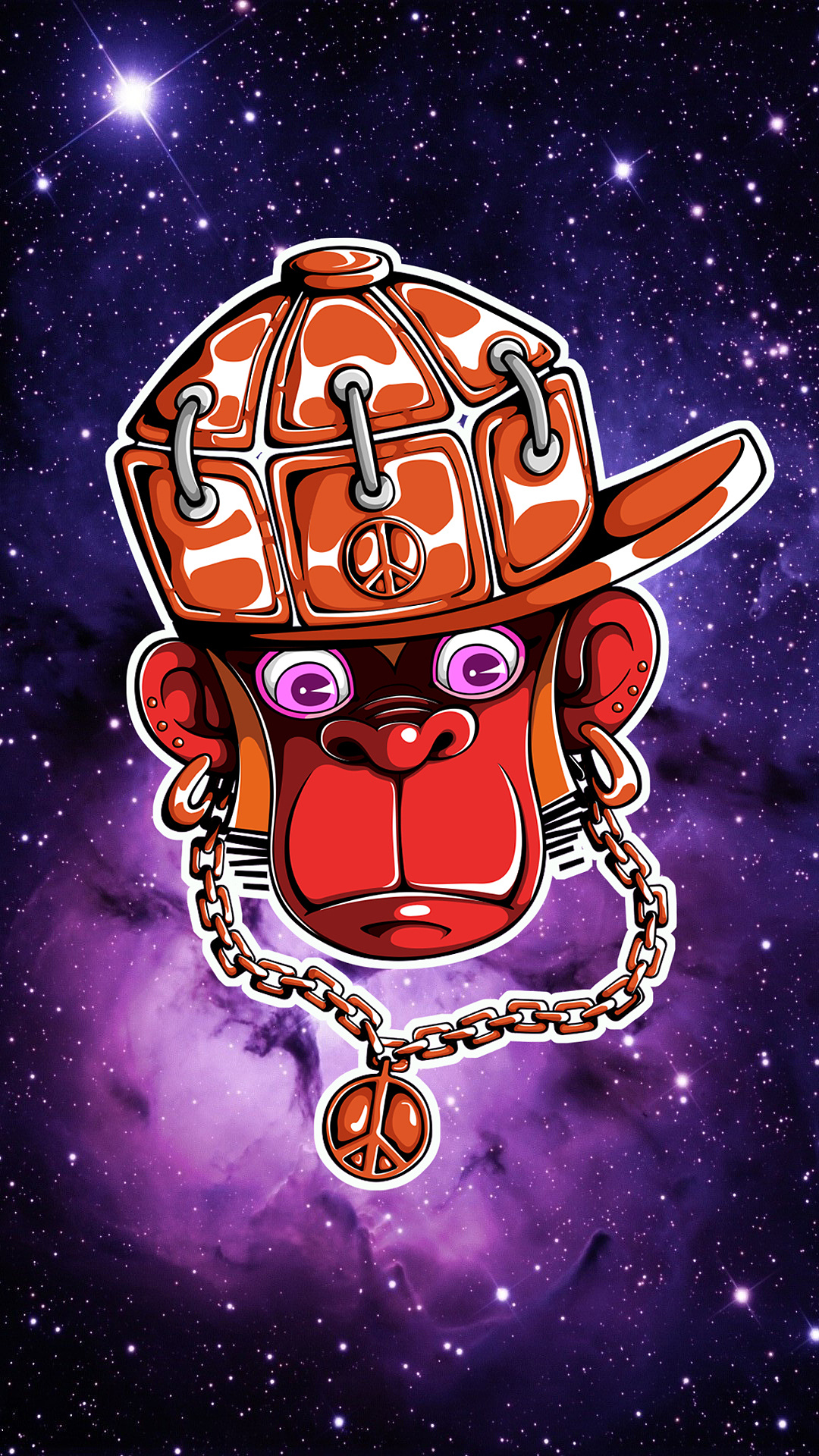 吉子的t恤图案设计~ 嘻哈猩猩