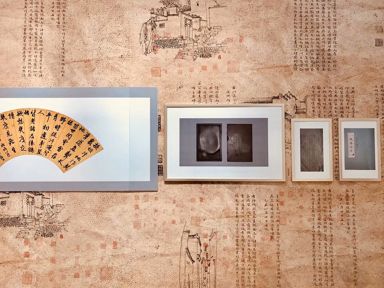 为当地旅游节展厅设计制作的一系列历史文化展板