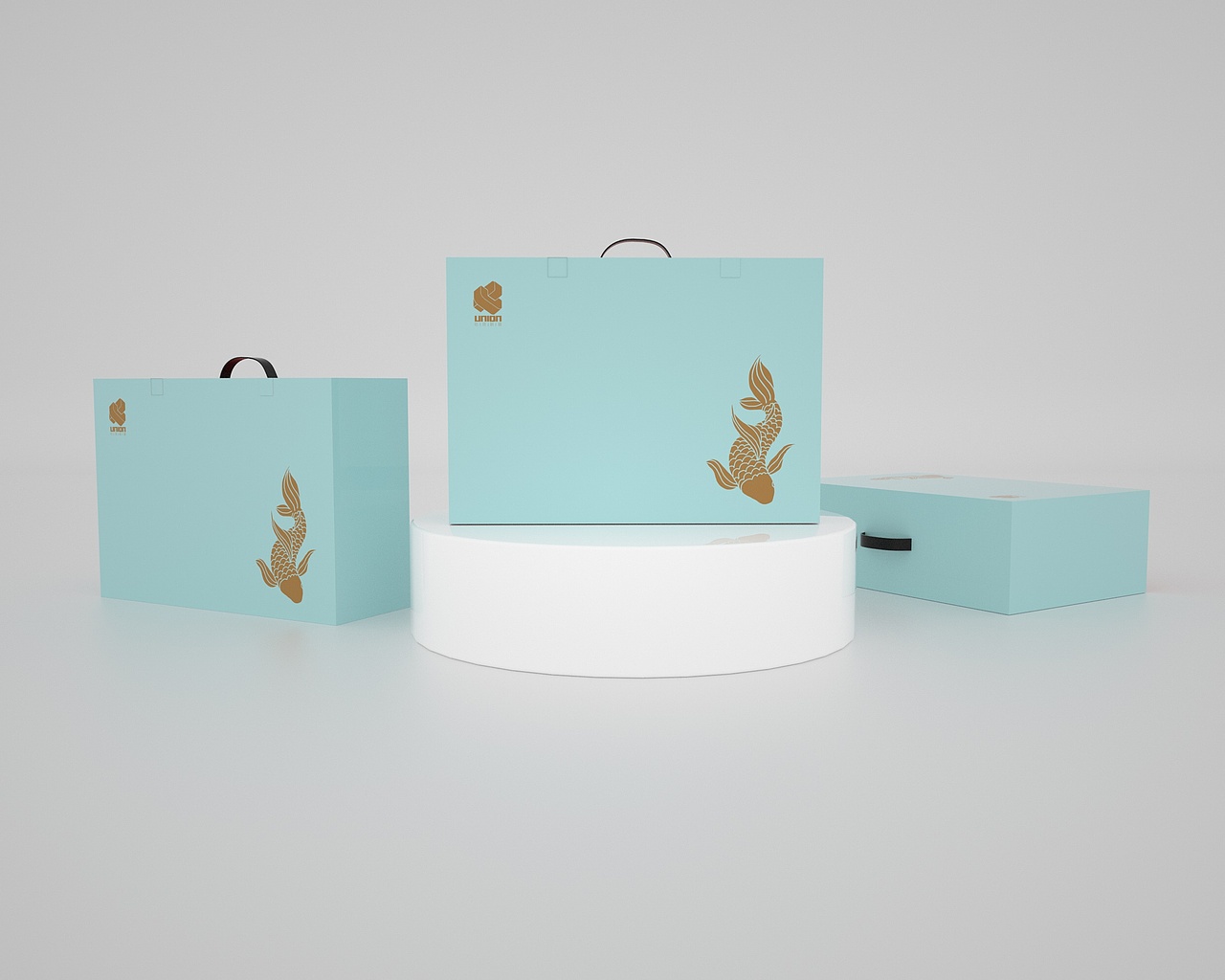 生鲜包装盒高端大气简约