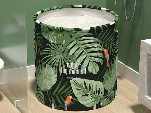 折叠浴桶-产品建模渲染