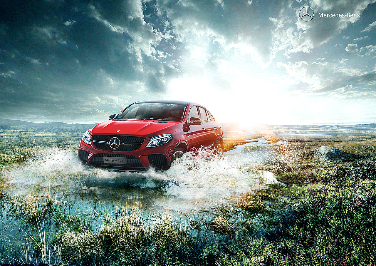 奔驰gle coupe金融政策海报|平面|海报|theodore_ - 原创作品 - 站酷