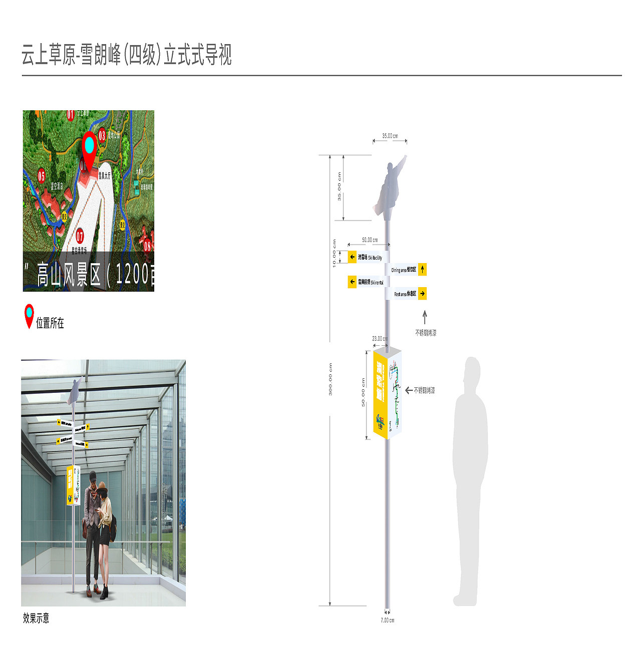 安吉云上草原景区标识系统设计
