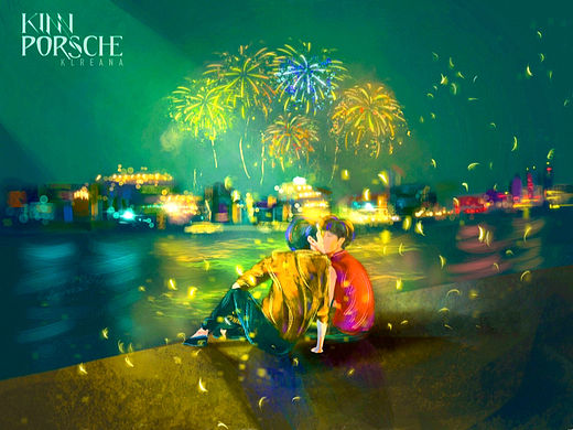 |KinnPorsche |Kiss EP3 |河边吻（个人主页-ZNjI5ODEzNzI=） - 创作习作 - 站酷设计师可琳娜Klreana原创素材 - 站酷ZCOOL