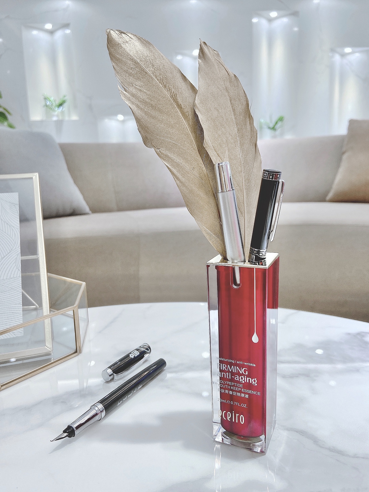 护肤品美妆空瓶利用丨创意产品摄影丨环保日手机随拍