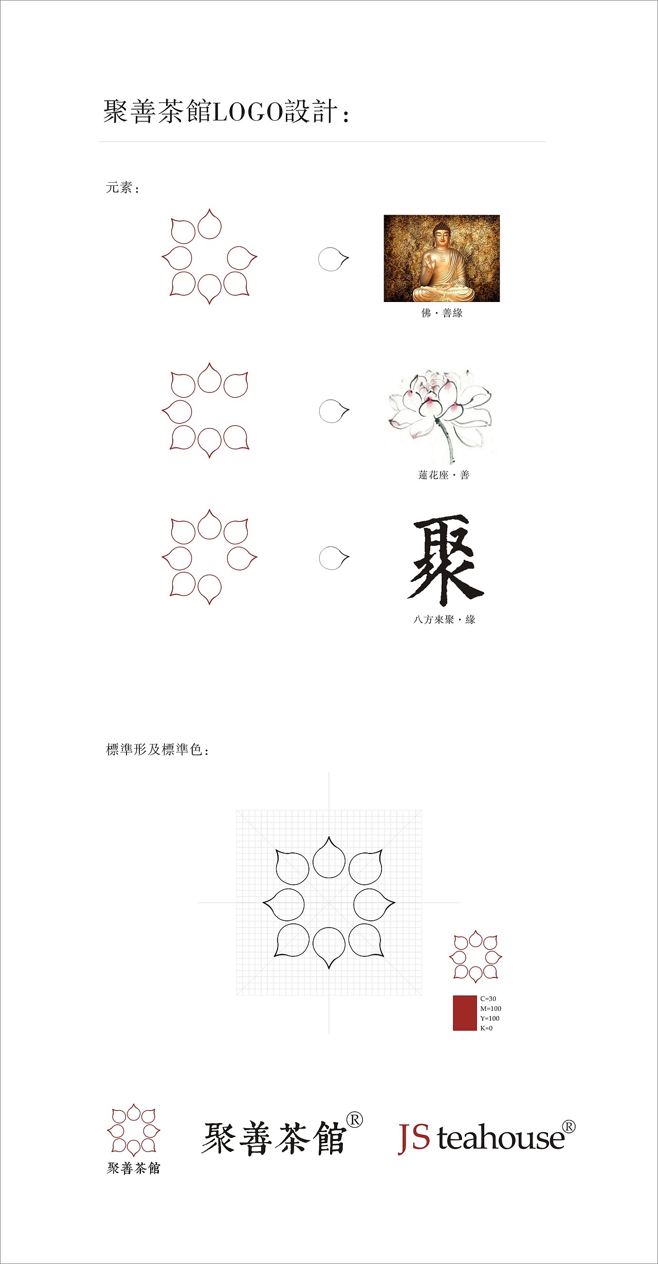 聚善茶馆LOGO设计（图ZMjM1MzIyNjg=） - Logo - 站酷设计师Frankie峰原创素材 - 站酷ZCOOL