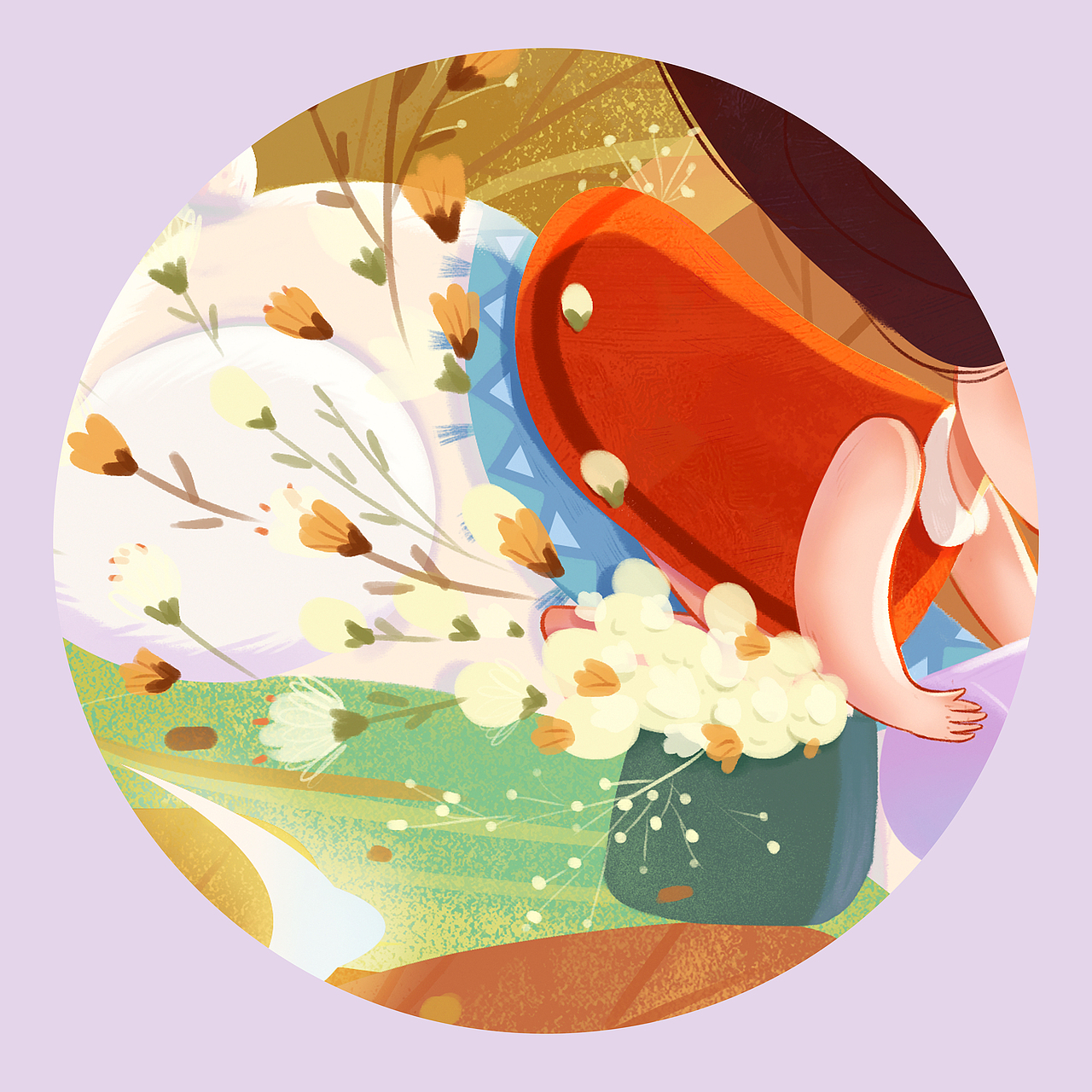 春回大地（图ZMjY4MDA1ODQ4） - 商业插画 - 站酷设计师森林剧场原创素材 - 站酷ZCOOL