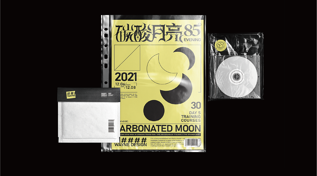 「碳酸月亮」品牌设计（图ZMjgxMjA0NDY4） - 品牌 - 站酷设计师伟仔唔系蚁仔原创素材 - 站酷ZCOOL