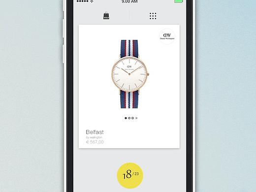 购物街-商品翻页动效