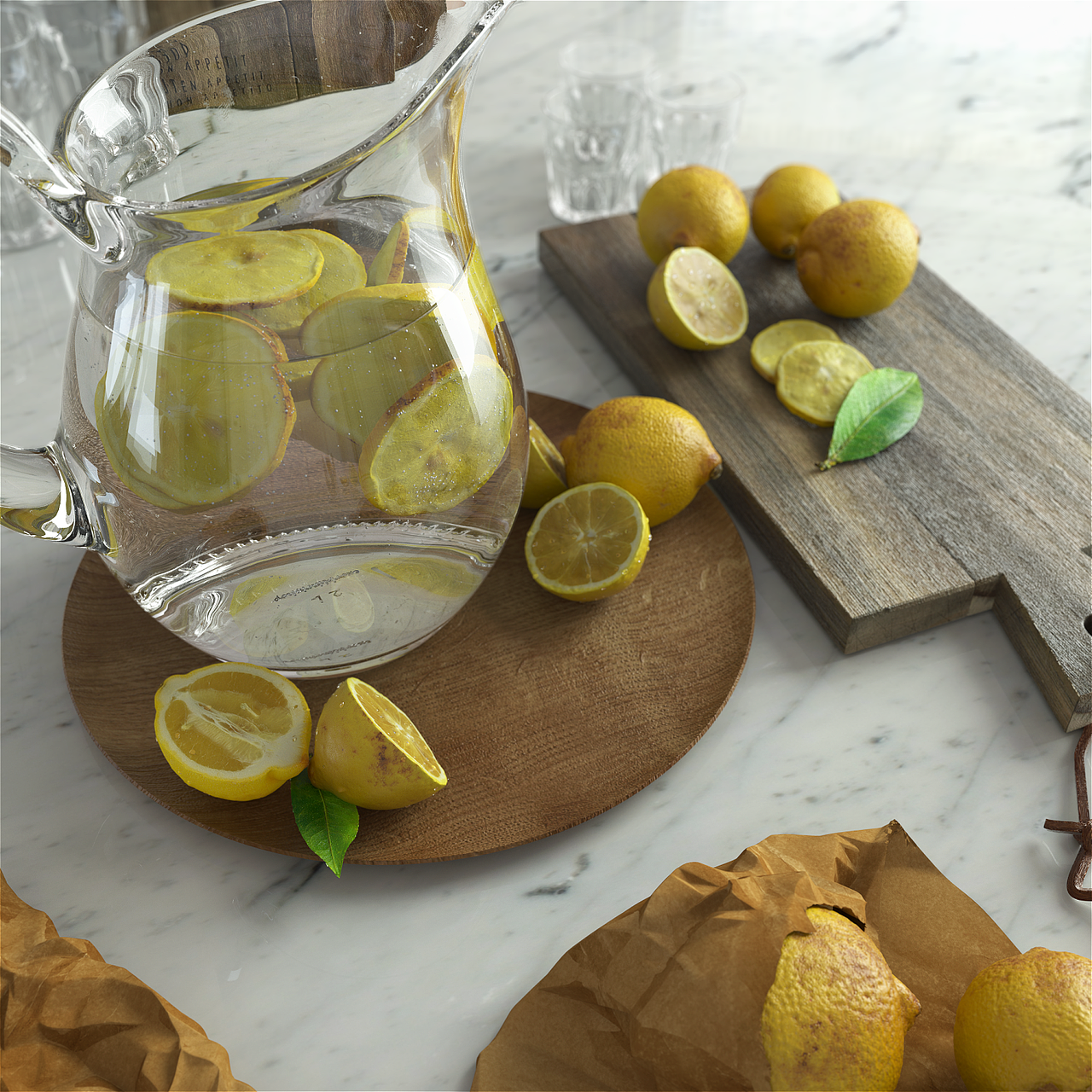 柠檬三维渲染（图ZMjMxMTg1MjI4） - 其他三维 - 站酷设计师DoraLuobo原创素材 - 站酷ZCOOL