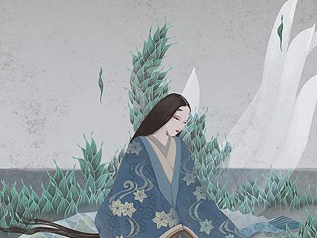 《竹取物语》插画