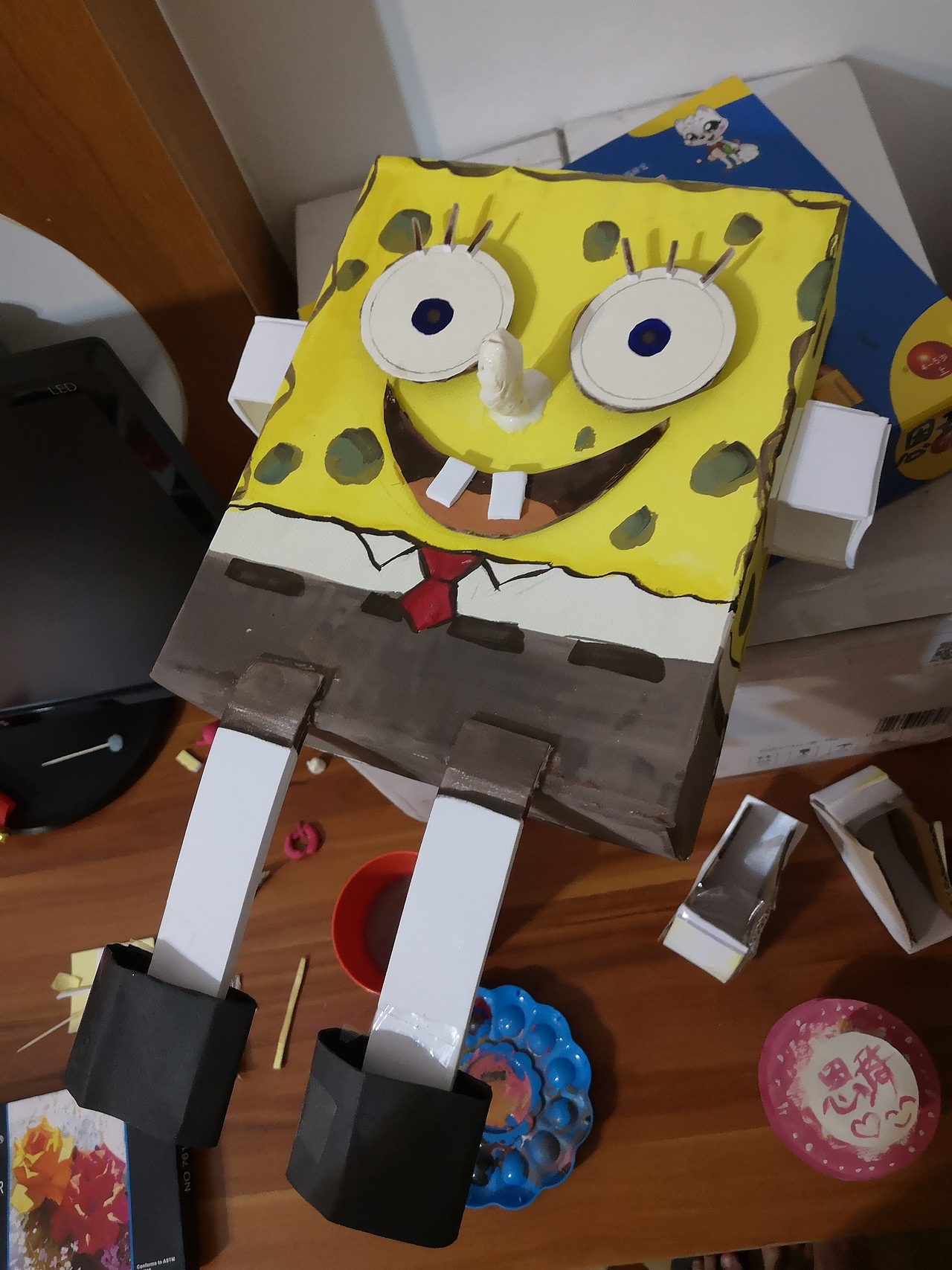 海绵宝宝手工制作