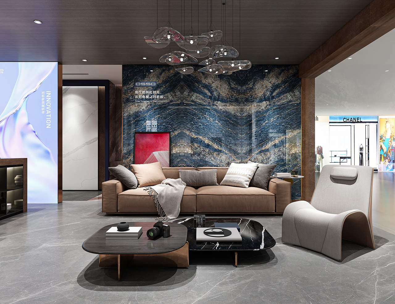 澳翔200岩板展厅（图ZMjg1NDgxODQ0） - 商业空间设计 - 站酷设计师King_Lam原创素材 - 站酷ZCOOL