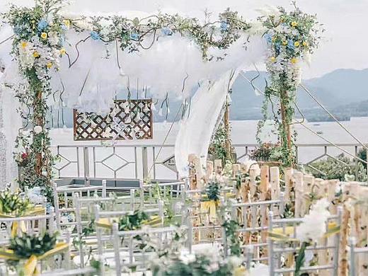 户外婚礼作品 小清新