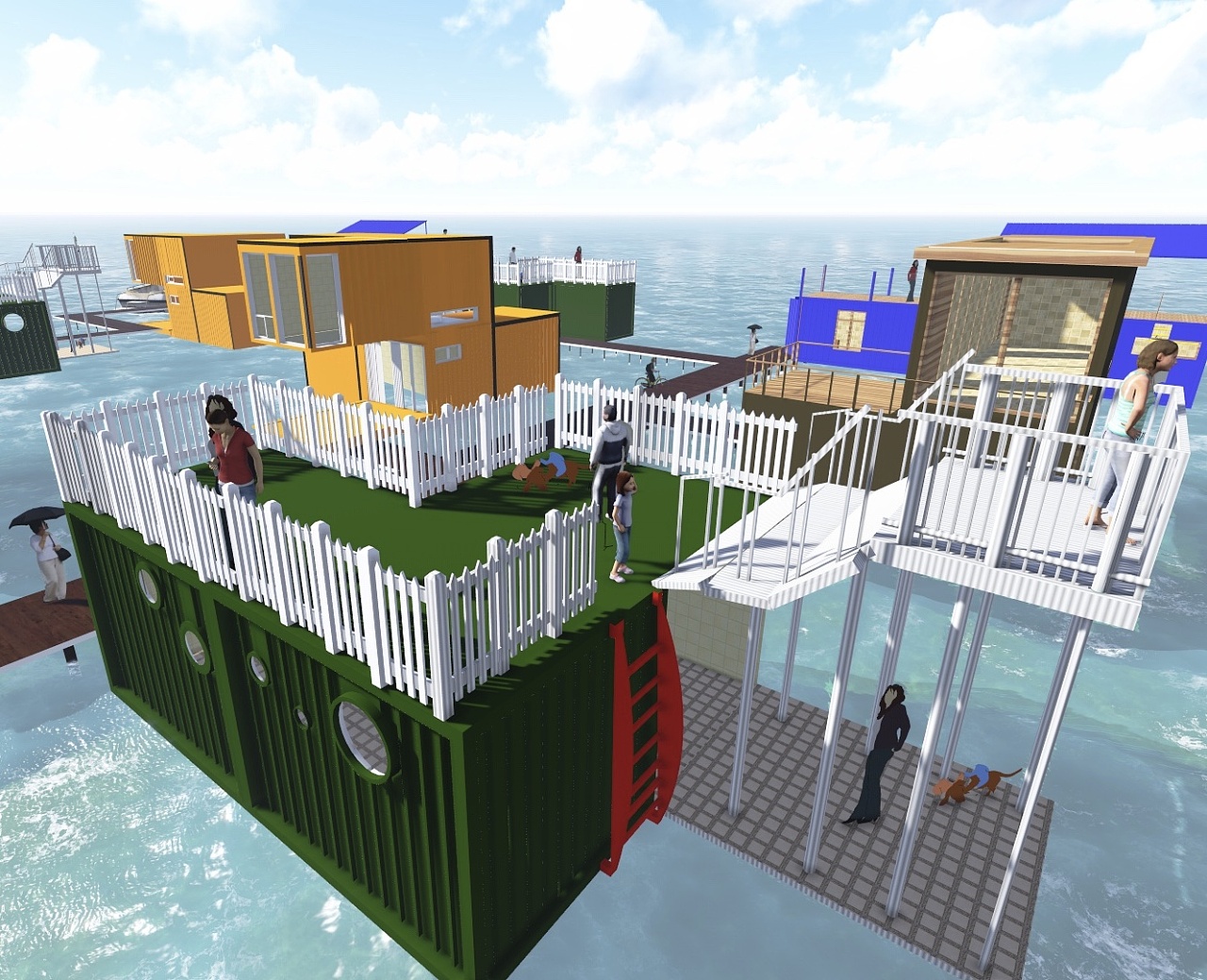 海上民宿集装箱设计