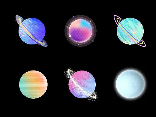星球插画
