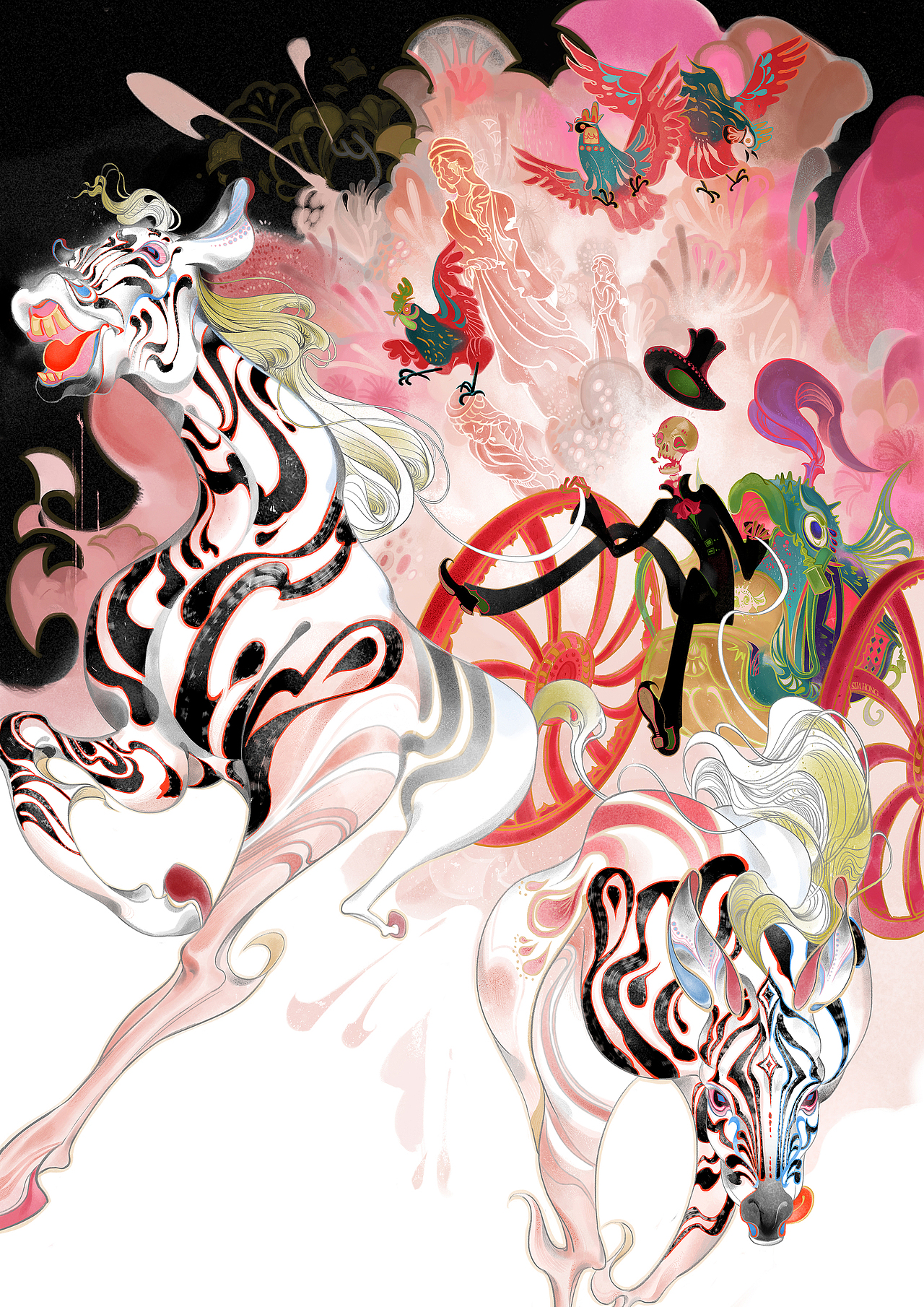 2021年终总结（图ZMjg2MzkxNTEy） - 商业插画 - 站酷设计师SijaHong六厘原创素材 - 站酷ZCOOL