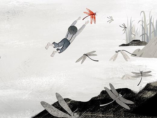 <The Red Dragonfly>—a story born from shado