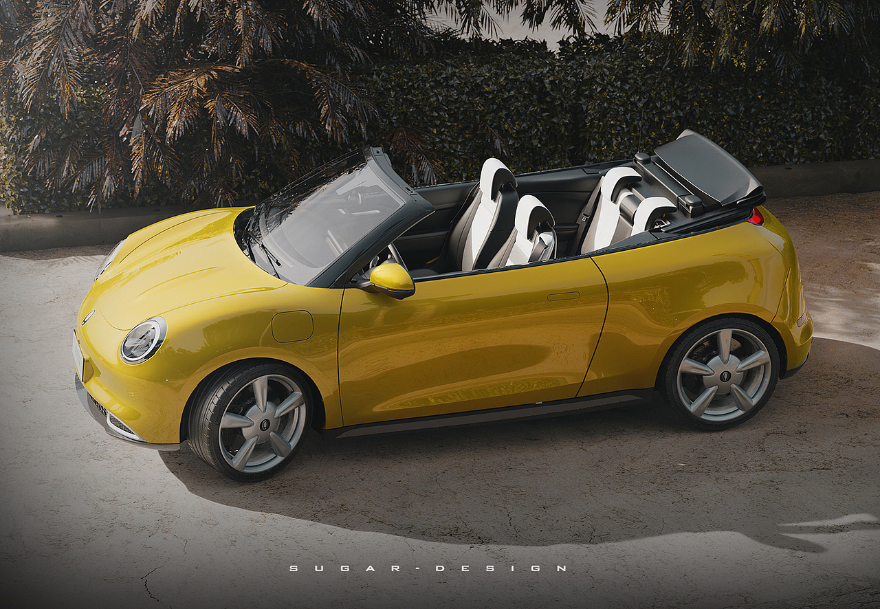 懂女人的女士一手车！欧拉好猫敞篷车新车预览！（图ZMjgxMjEyMjk2） - 交通工具 - 站酷设计师sugarchow原创素材 - 站酷ZCOOL