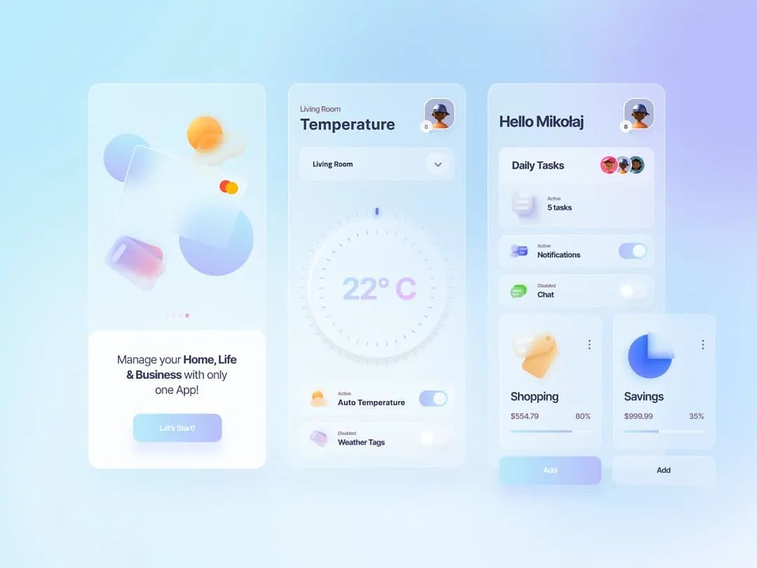 火爆全网的设计风格（图ZMjc0MDcyNDQ4） - APP界面 - 站酷设计师秋风起意原创素材 - 站酷ZCOOL