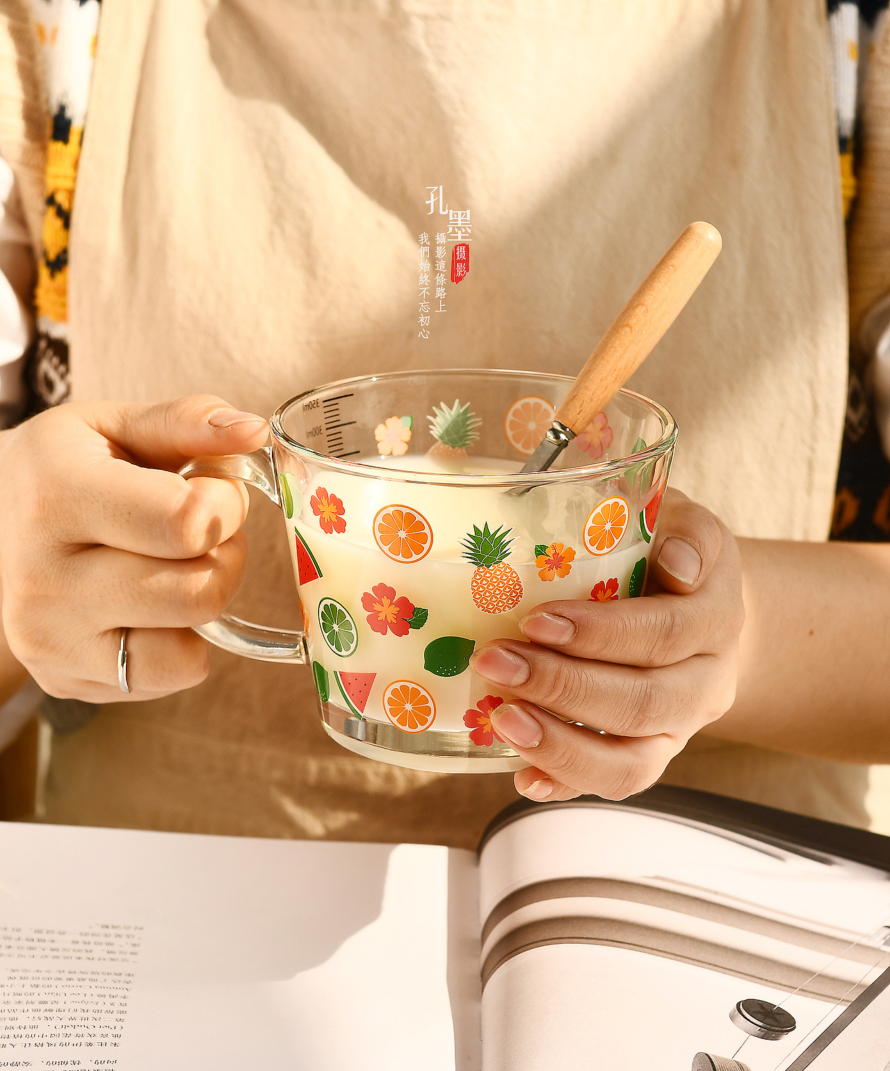 早餐杯产品拍摄