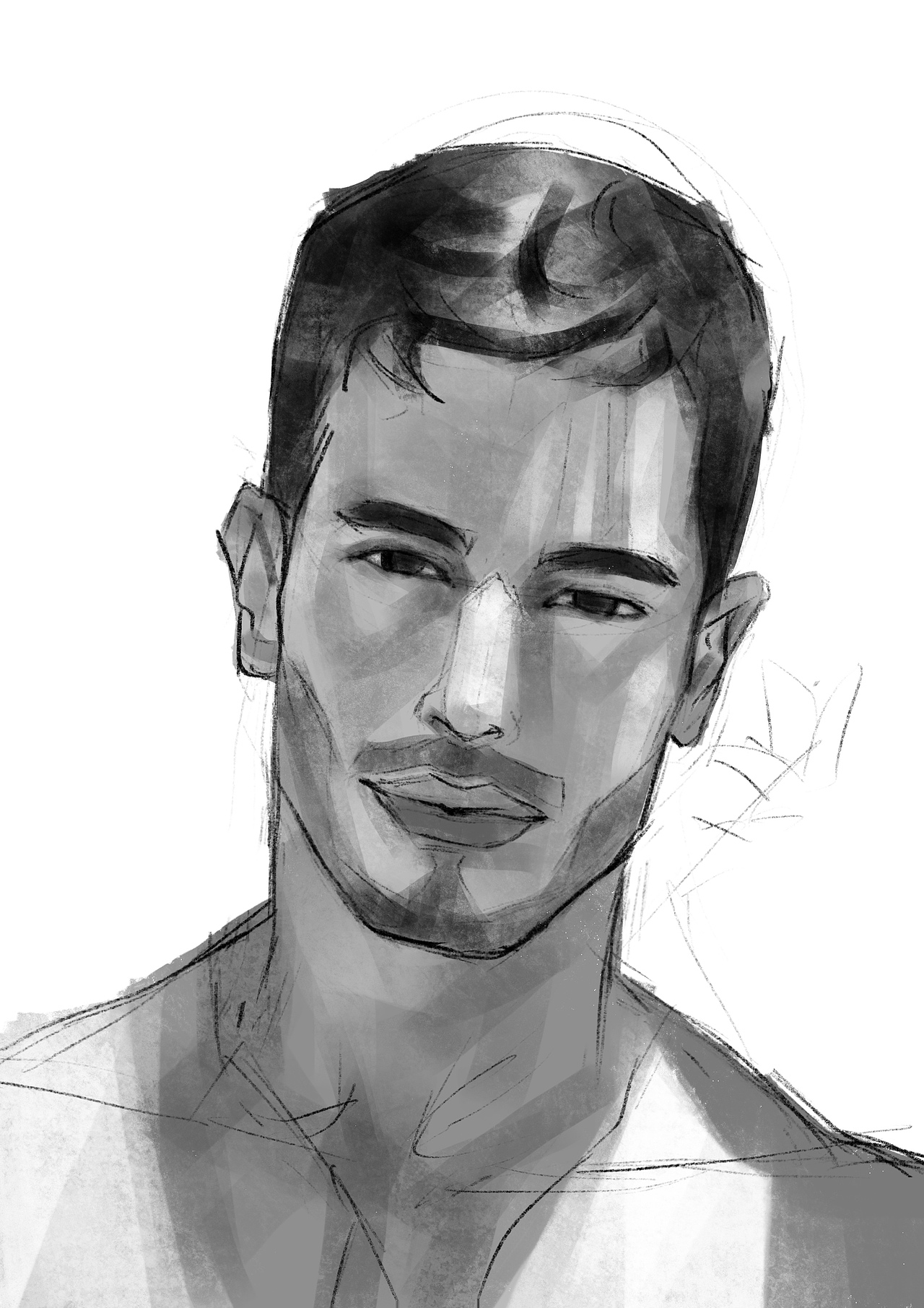 【人像繪制】5.3-5.11（圖ZMjU0MzI4MTI4） - 藝術(shù)插畫 - 站酷設(shè)計(jì)師烏云燉星星原創(chuàng)素材 - 站酷ZCOOL