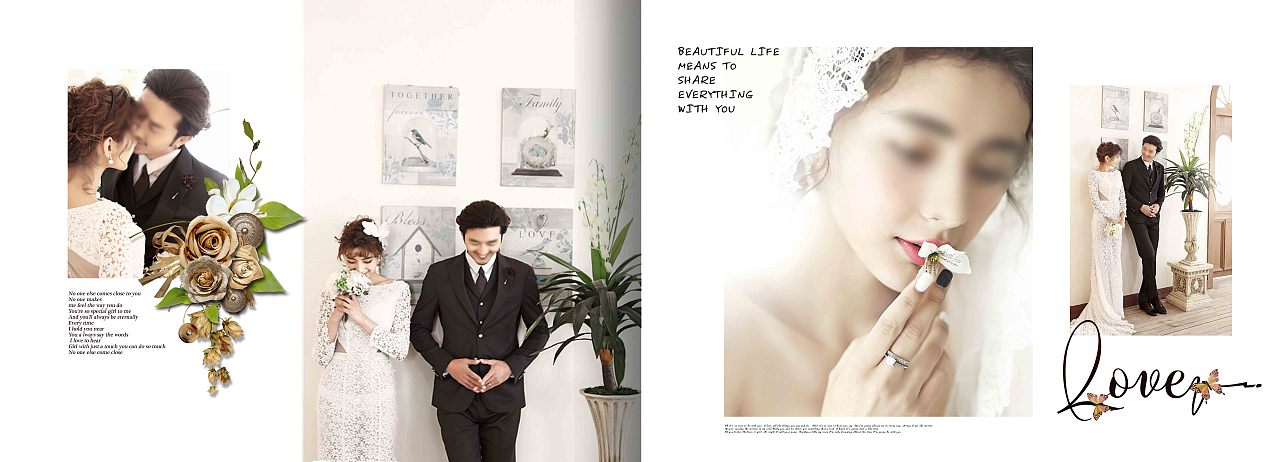 婚纱照相册 写真相册 摄影相册 相册模板 婚纱相册模板 韩式婚纱照排版 婚纱照排版 排版 版式设计