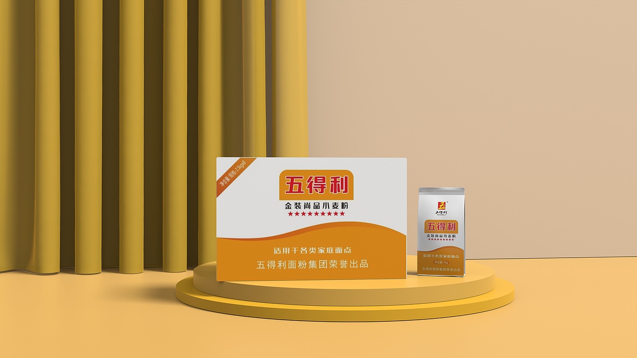 五得利面粉集团-天麦然面业包装分享