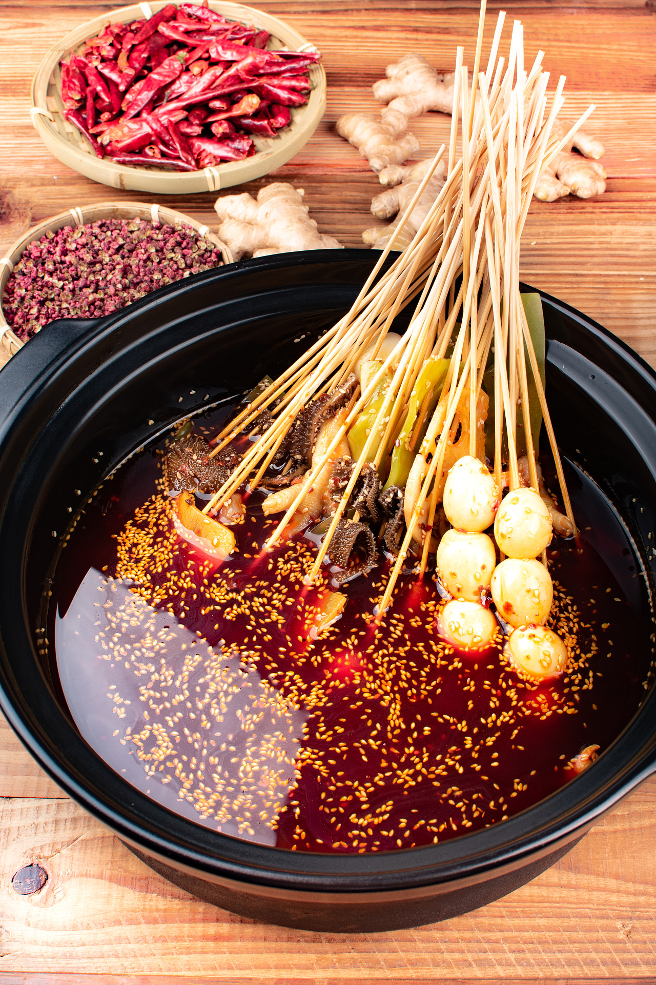 商业摄影钵钵鸡底料冷串串四川串串