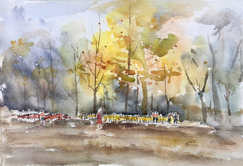 近期水彩写生习作~