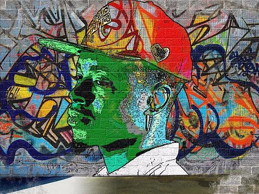 【野马设计】平面设计教程-如何在AdobePhotoshop中创建涂鸦效果