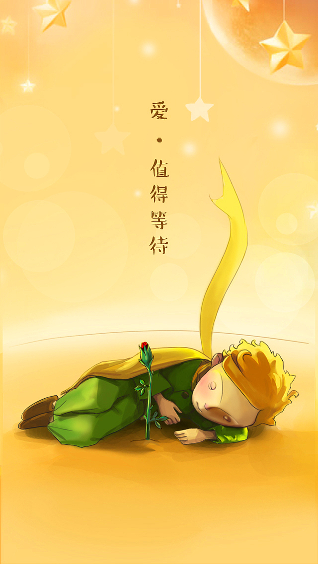 小王子安静的等待着他的玫瑰开放~