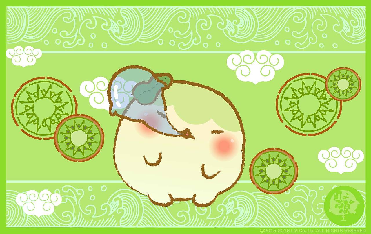 丸子魂 中国风底纹+水果原素（图ZNTkzNDA2MzY=） - 动画片 - 站酷设计师蓝漫LM原创素材 - 站酷ZCOOL