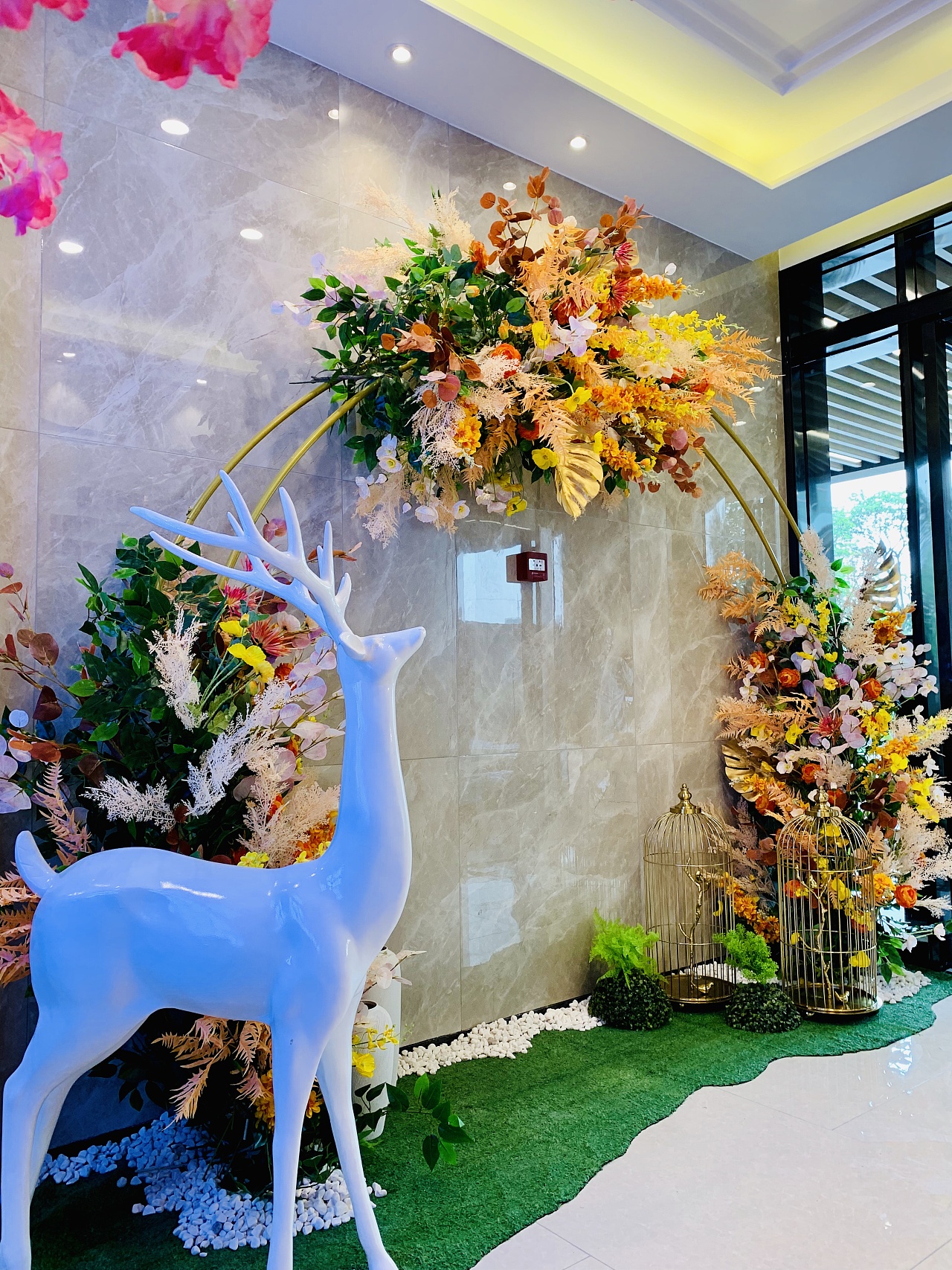 花艺仿真花艺造景广州深圳绿植网红打卡