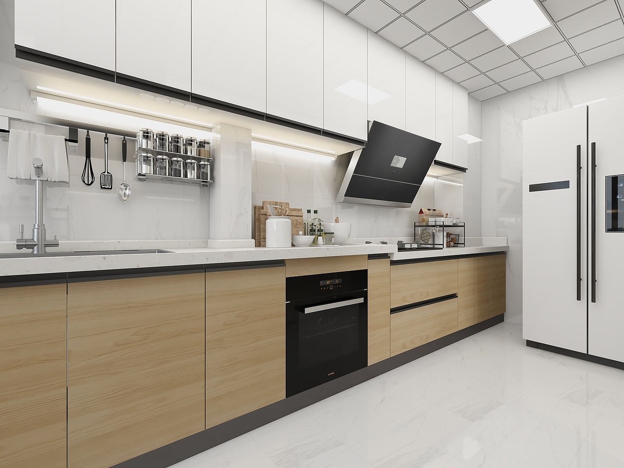 四川邻水邻州府康郡(107平方现代简约三居室)