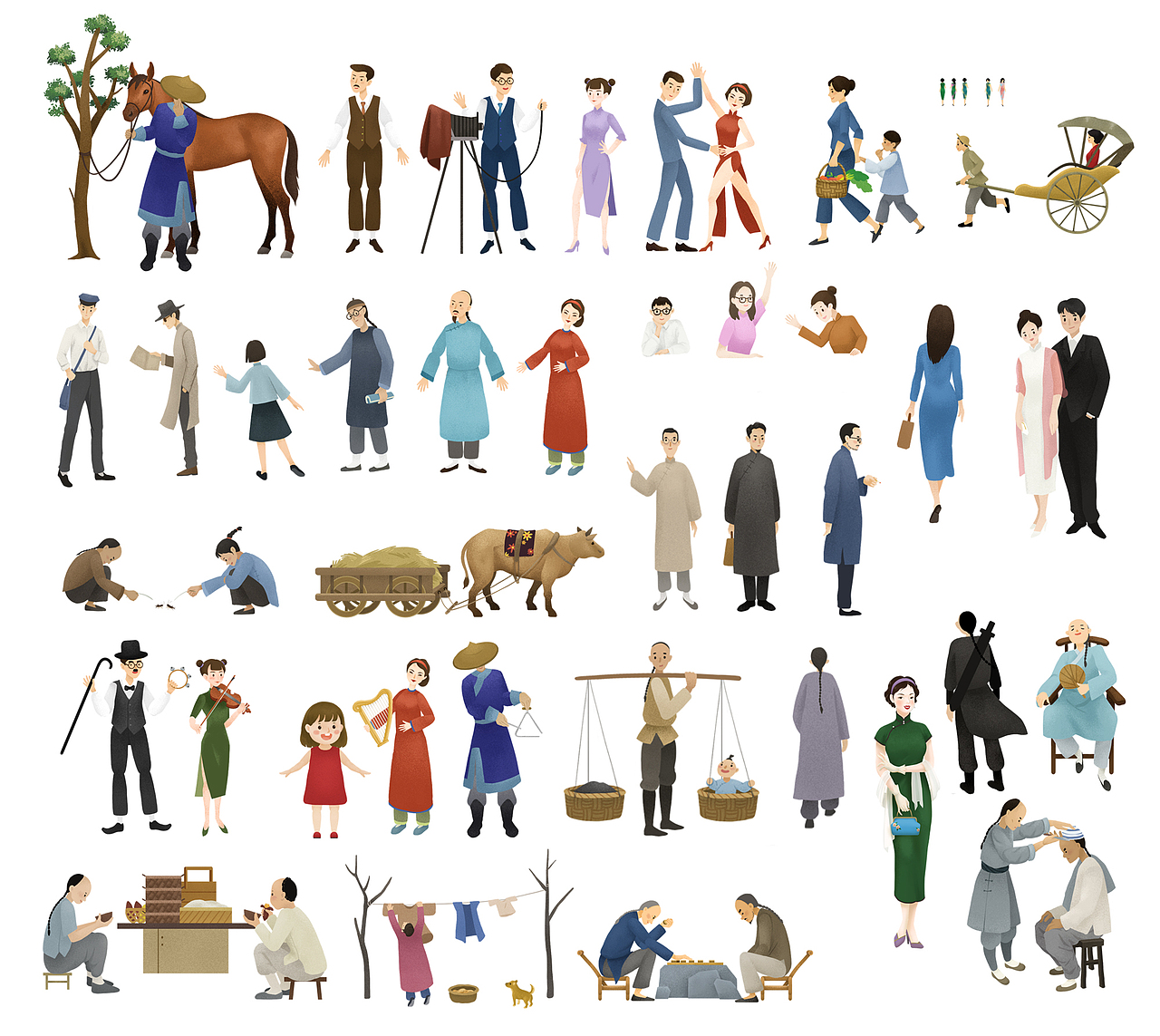 建业·华谊兄弟电影小镇主题曲设定（图ZMjI1MDc4NjA4） - 商业插画 - 站酷设计师涂意原创素材 - 站酷ZCOOL