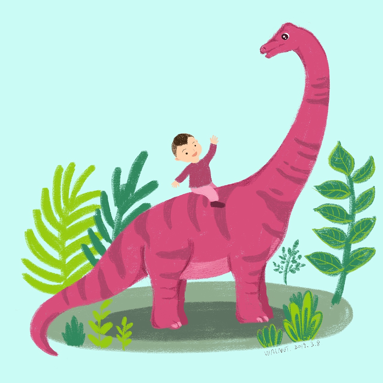 给兜兜画恐龙系列