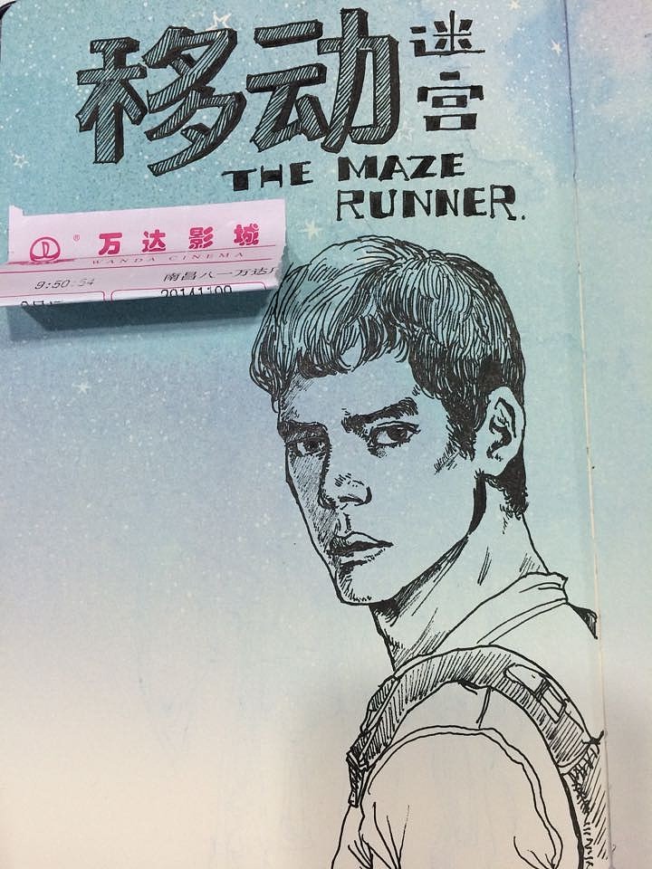 一些电影人物绘画一