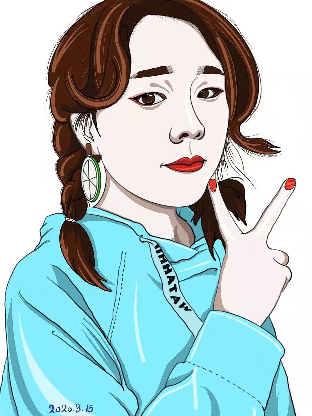 女孩頭像（圖ZMjM1MzcxMjU2） - 藝術(shù)插畫 - 站酷設(shè)計(jì)師千貝貝原創(chuàng)素材 - 站酷ZCOOL