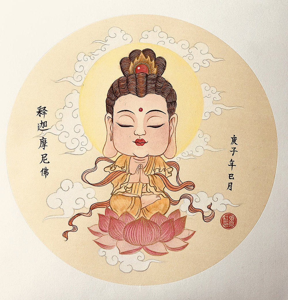 西游记人物谱q版西天