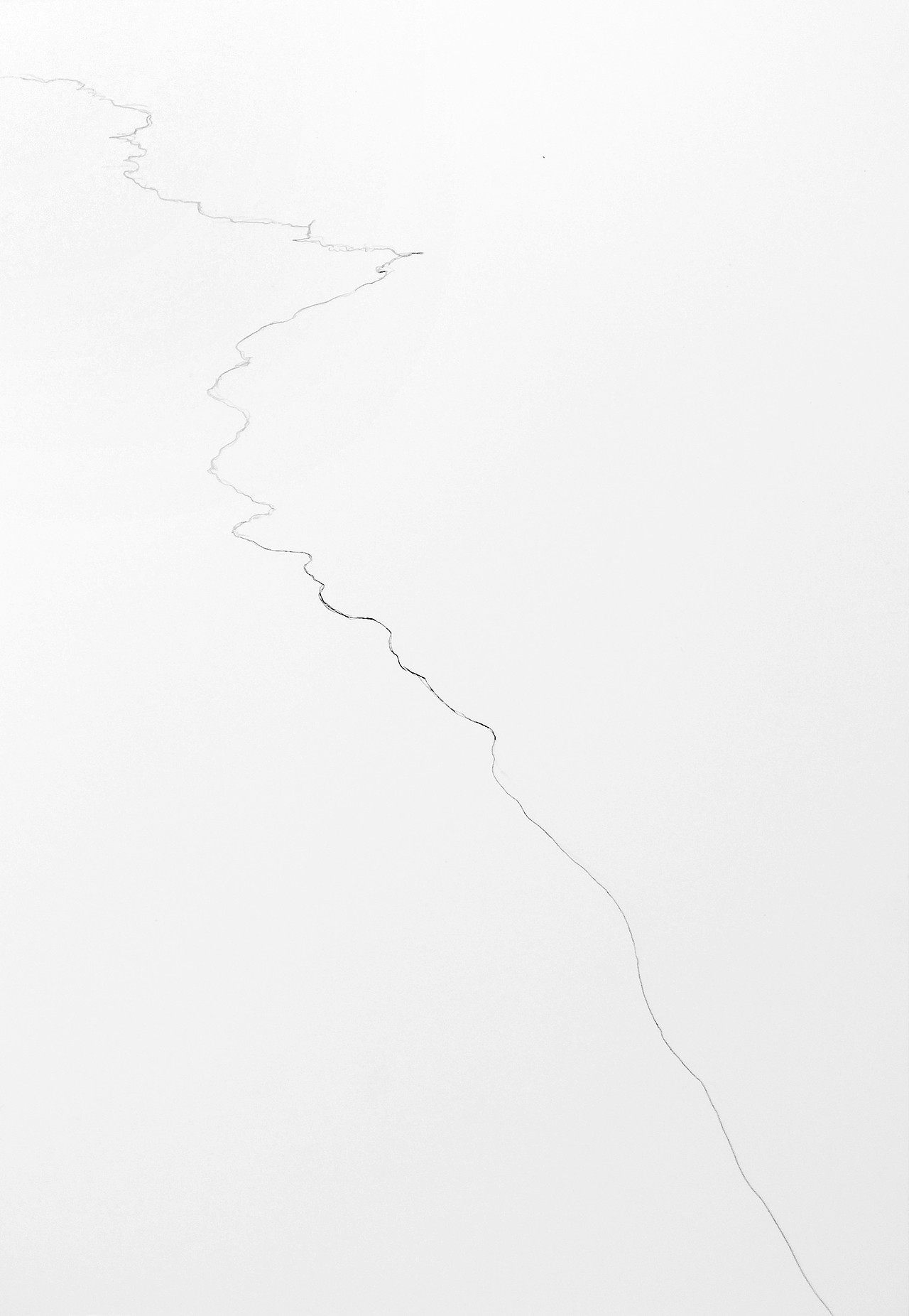 谭伯虎钢笔画作品《听涛》