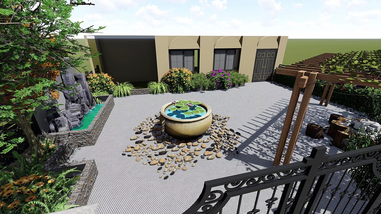 入户花园（图ZMTY1MjU5Mjk2） - 建筑设计 - 站酷设计师里三岁原创素材 - 站酷ZCOOL