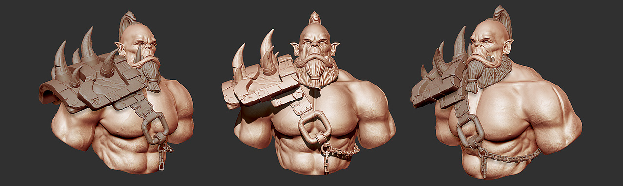 Orc（图ZMzQwMzg0MDQ=） - 人物/生物 - 站酷设计师解燕白原创素材 - 站酷ZCOOL