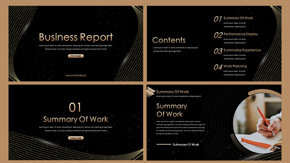 【耀你好看】年终总结高端黑金大气商务PPT7（图ZMjM3MjU3NjUy） - PPT/Keynote - 站酷设计师熊猫大人pandaren原创素材 - 站酷ZCOOL