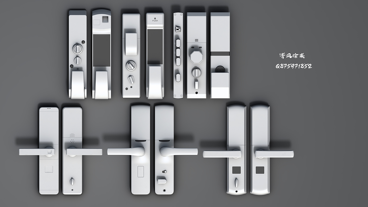 指纹锁建模
