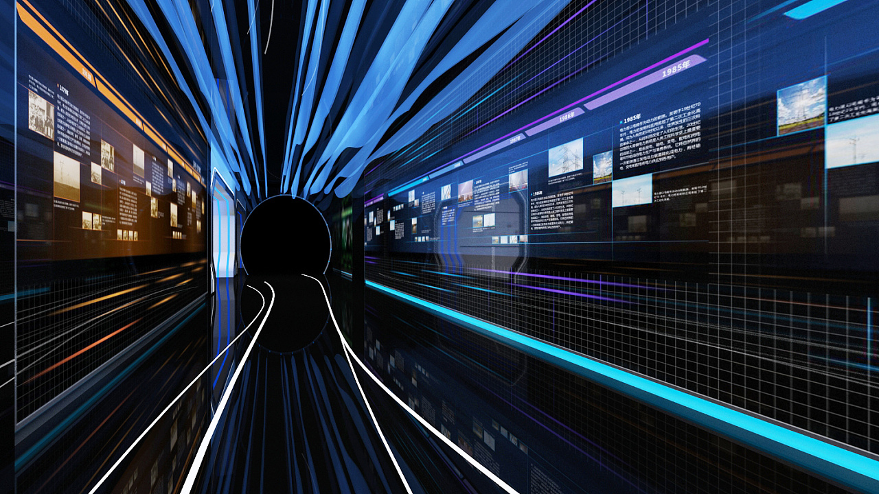 沉浸式科技展厅|空间|商业空间设计|火星哥哥 - 原创作品 - 站酷